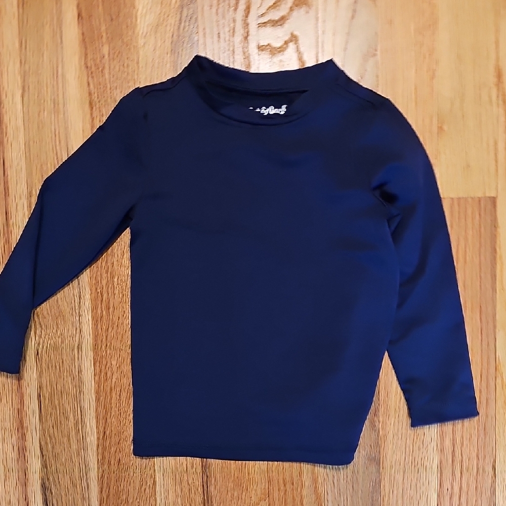 Navy Blue Kids Long Sleeve Shirt UPF50